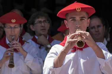 Fotos del cohete de fiestas de Estella 2019