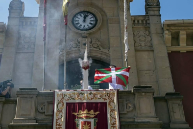 Fotos del cohete de fiestas de Estella 2019