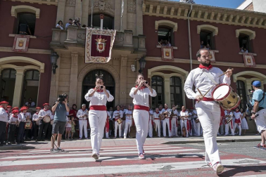 Fotos del cohete de fiestas de Estella 2019