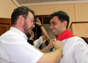 Fotos del cohete de fiestas de Estella 2019