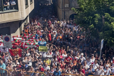 Fotos del cohete de fiestas de Estella 2019