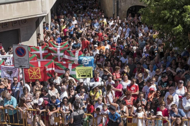 Fotos del cohete de fiestas de Estella 2019