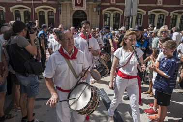 Fotos del cohete de fiestas de Estella 2019