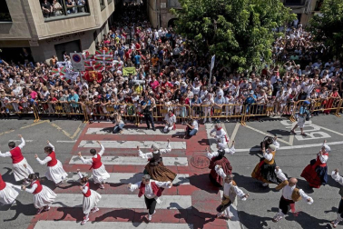 Fotos del cohete de fiestas de Estella 2019