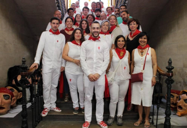 Fotos del cohete de fiestas de Estella 2019