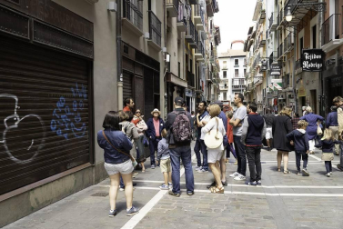 Galería de imágenes del recorrido del encierro en agosto