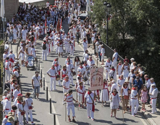 Fotos de la procesión de fiestas de Estella