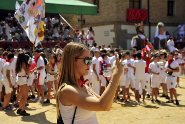 Todas las fotos del cohete de fiestas de Larraga 2019 en Diario de Navarra