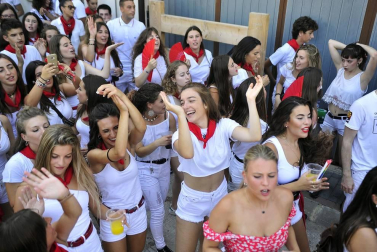 Todas las fotos del cohete de fiestas de Larraga 2019 en Diario de Navarra