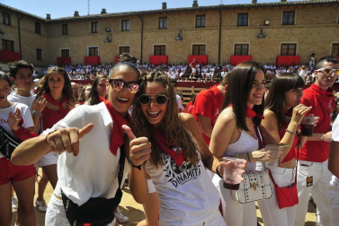 Todas las fotos del cohete de fiestas de Larraga 2019 en Diario de Navarra