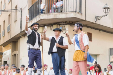 Galería de fotos del Paloteado de fiestas de Fustiñana