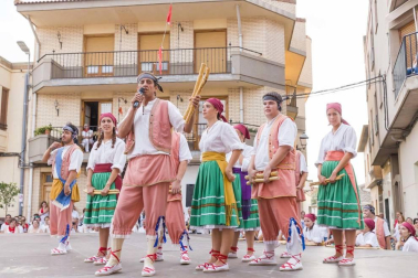 Galería de fotos del Paloteado de fiestas de Fustiñana