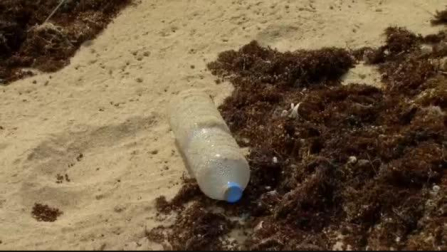 Recogida de basura en La Graciosa