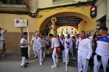 Todas las fotos de la procesión de la Virgen de fiesats de Falces 2019