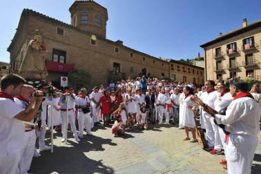 Todas las fotos de la procesión de la Virgen de fiesats de Falces 2019