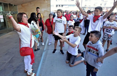 Todas las fotos del cohete de las fiestas de Burlada 2019 en Diario de Navarra