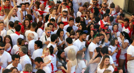 Todas las fotos del inicio de las fiestas de Los Arcos.