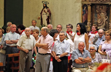 Fotos de la procesión del 15 de agosto de fiestas de Burlada