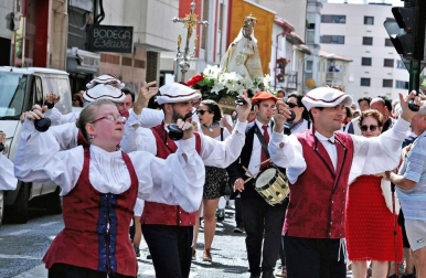 Fotos de la procesión del 15 de agosto de fiestas de Burlada