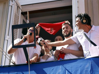 Todas las fotos del cohete de fiestas Valtierra 2019