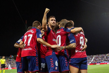 Victoria de Osasuna que sabe a gloria en Butarque en un partido duro, tosco, plagado de interrupciones, pero que se salda de la mejor manera para los rojillos.