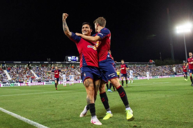 Victoria de Osasuna que sabe a gloria en Butarque en un partido duro, tosco, plagado de interrupciones, pero que se salda de la mejor manera para los rojillos.