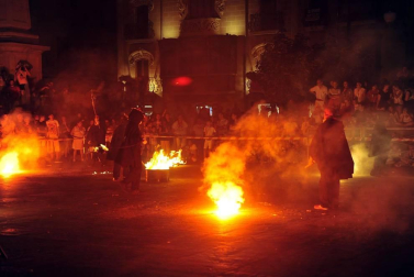 Todas las fotos de los Correfoc en la Plaza de Navarra de las Fiestas de Tafalla 2019 en el Diario de Navarra