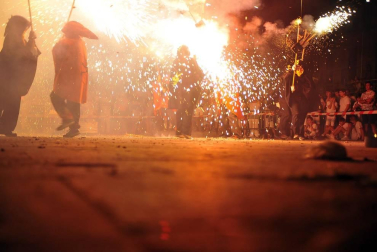 Todas las fotos de los Correfoc en la Plaza de Navarra de las Fiestas de Tafalla 2019 en el Diario de Navarra