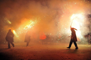 Todas las fotos de los Correfoc en la Plaza de Navarra de las Fiestas de Tafalla 2019 en el Diario de Navarra