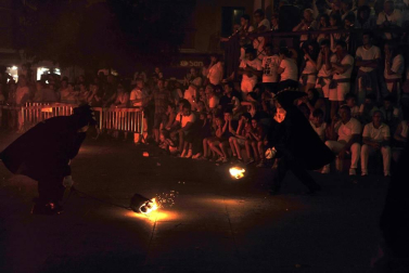 Todas las fotos de los Correfoc en la Plaza de Navarra de las Fiestas de Tafalla 2019 en el Diario de Navarra