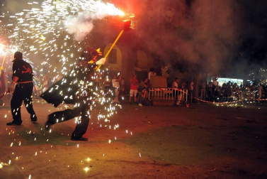 Todas las fotos de los Correfoc en la Plaza de Navarra de las Fiestas de Tafalla 2019 en el Diario de Navarra