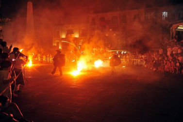 Todas las fotos de los Correfoc en la Plaza de Navarra de las Fiestas de Tafalla 2019 en el Diario de Navarra