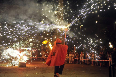 Todas las fotos de los Correfoc en la Plaza de Navarra de las Fiestas de Tafalla 2019 en el Diario de Navarra