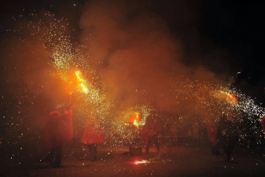 Todas las fotos de los Correfoc en la Plaza de Navarra de las Fiestas de Tafalla 2019 en el Diario de Navarra