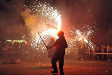 Todas las fotos de los Correfoc en la Plaza de Navarra de las Fiestas de Tafalla 2019 en el Diario de Navarra