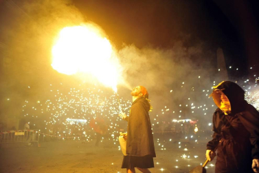 Todas las fotos de los Correfoc en la Plaza de Navarra de las Fiestas de Tafalla 2019 en el Diario de Navarra