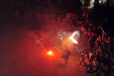 Todas las fotos de los Correfoc en la Plaza de Navarra de las Fiestas de Tafalla 2019 en el Diario de Navarra