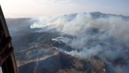 El incendio de Gran Canaria se descontrola y amenaza el parque natural de Tamadaba