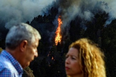 El incendio de Gran Canaria se descontrola y amenaza el parque natural de Tamadaba