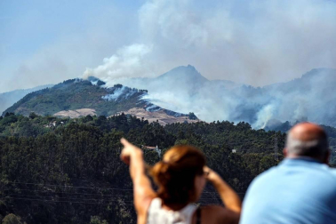 El incendio de Gran Canaria se descontrola y amenaza el parque natural de Tamadaba