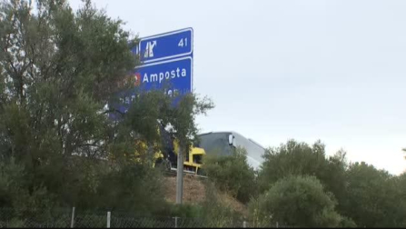 Un fallecido y nueve heridos en un accidente en la AP-7 a la altura de Amposta