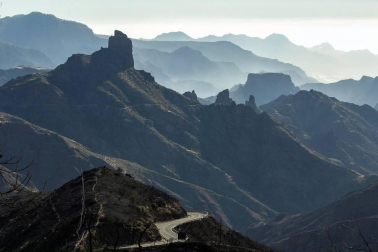Zona afectada por el fuego de Gran Canaria
