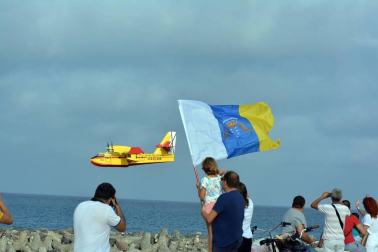 Zona afectada por el fuego de Gran Canaria