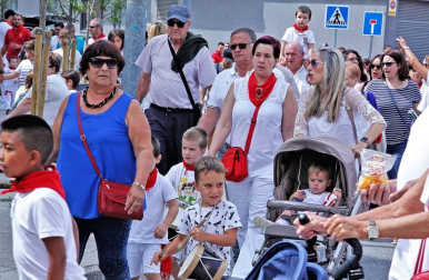 Fotos del cohete de fiestas de Noáin