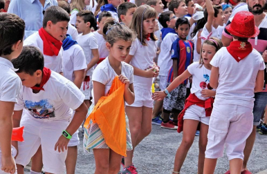 Fotos del cohete de fiestas de Noáin