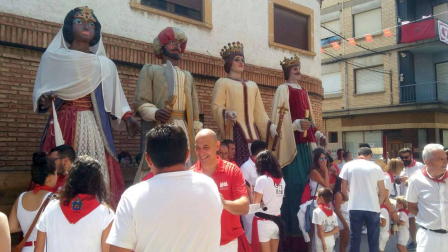 Fotos de la despedida de los Gigantes en Murchante