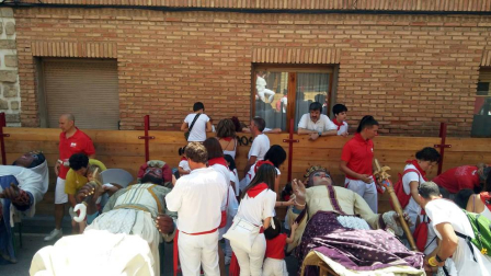 Fotos de la despedida de los Gigantes en Murchante