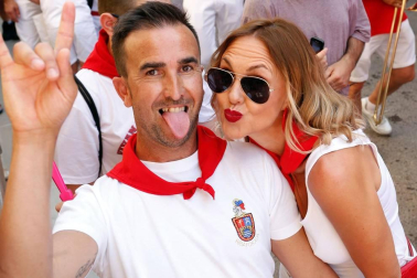 Todas las fotos del cohete de Fiestas de Ribaforada 2019 en honor a San Bartolomé en el Diario de Navarra