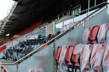 Galería de fotos del estado de las obras en el estadio pamplonés.