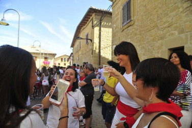 Galería de fotos del cohete de fiestas de Barasoain, el 23 de agosto de 2019